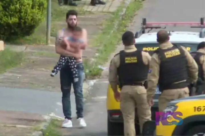 PAI É PRESO APÓS FAZER FILHO DE DOIS ANOS REFÉM EM FAZENDA RIO GRANDE