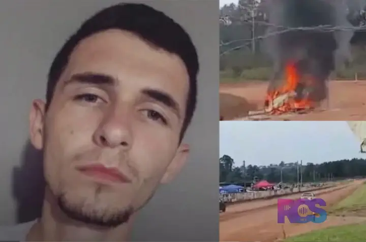 Piloto de 29 anos morre após carro capotar durante prova de arrancada em Mafra