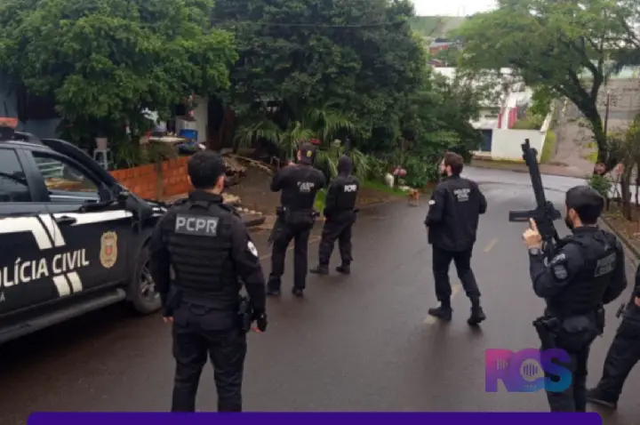 Polícia Civil realiza megaoperação contra organização criminosa em três estados; mandados são cumpridos no Sudoeste do Paraná