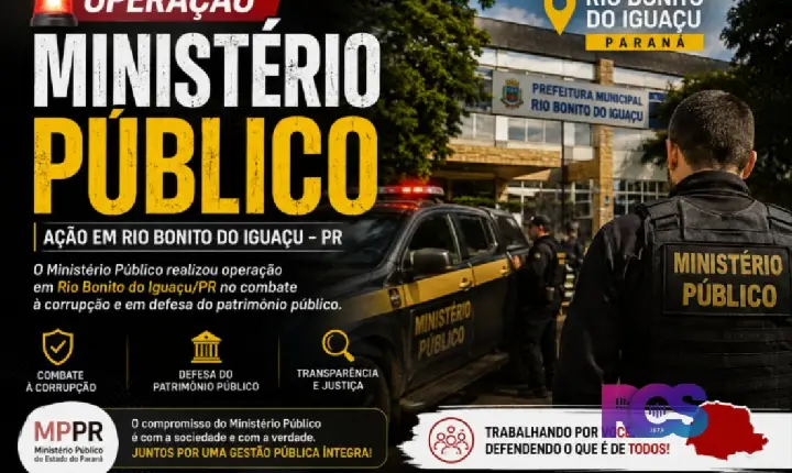 Polícia e Ministério Público fazem buscas em Rio Bonito do Iguaçu por investigação sobre donativos