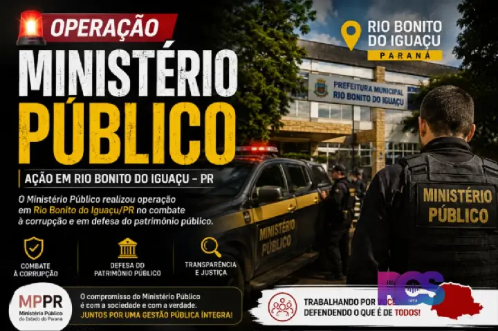 Polícia e Ministério Público fazem buscas em Rio Bonito do Iguaçu por investigação sobre donativos