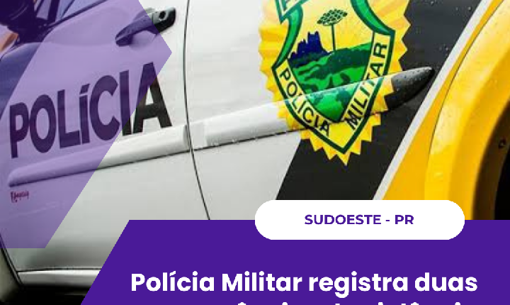 Polícia Militar registra duas ocorrências de violência doméstica na região Sudoeste