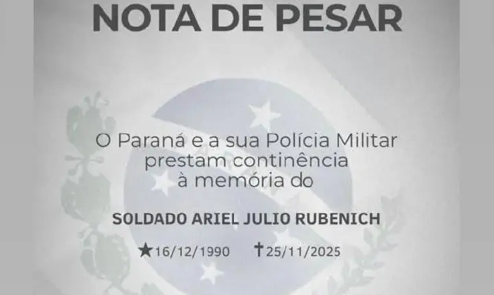 Policial militar morre após colisão durante perseguição em Cascavel