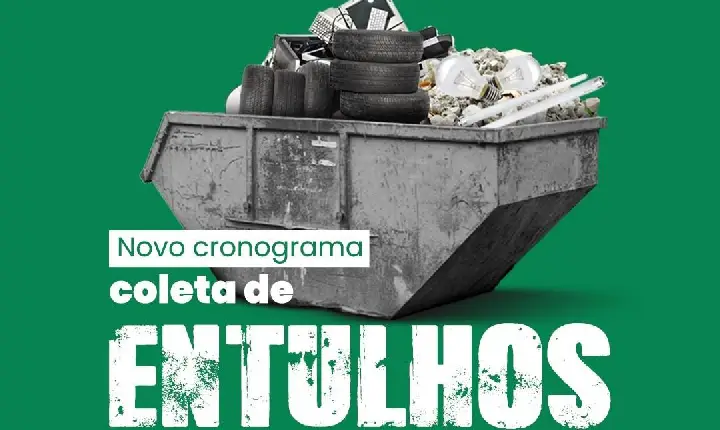 Prefeitura de São Jorge D’Oeste anuncia cronograma mensal para coleta de entulhos.