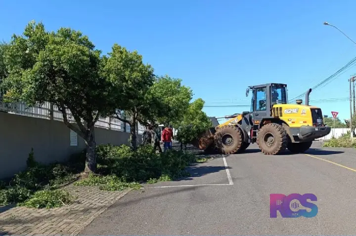 Prefeitura de São Jorge D’Oeste realiza poda de árvores
