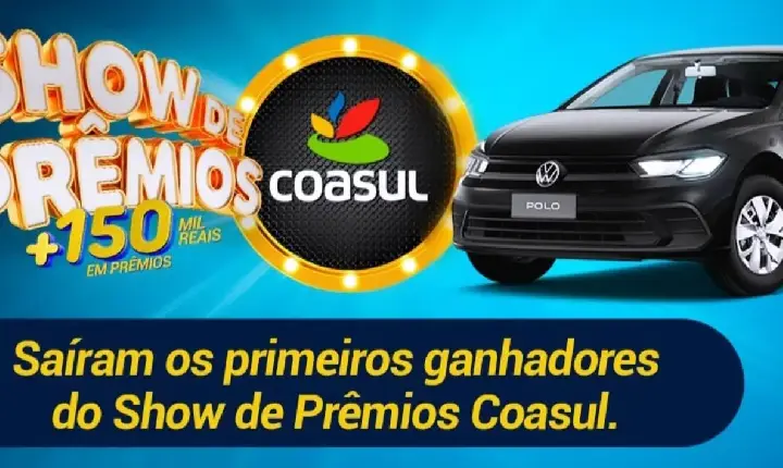 Primeiros Ganhadores do Show de Prêmios Coasul São Divulgados!