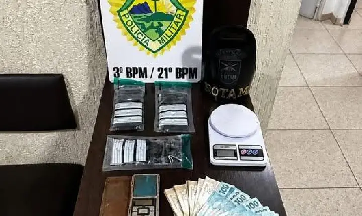 Prisão por tráfico de drogas em São Jorge D'Oeste