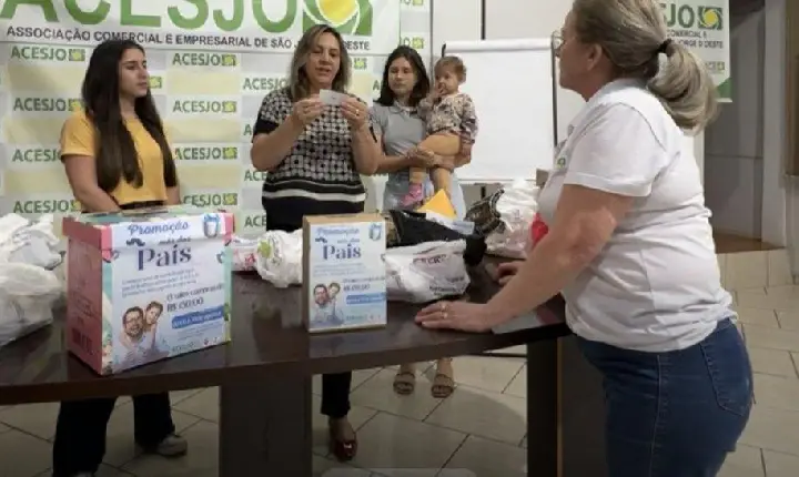 Promoção do Mês dos Pais movimenta comércio de São Jorge D’Oeste