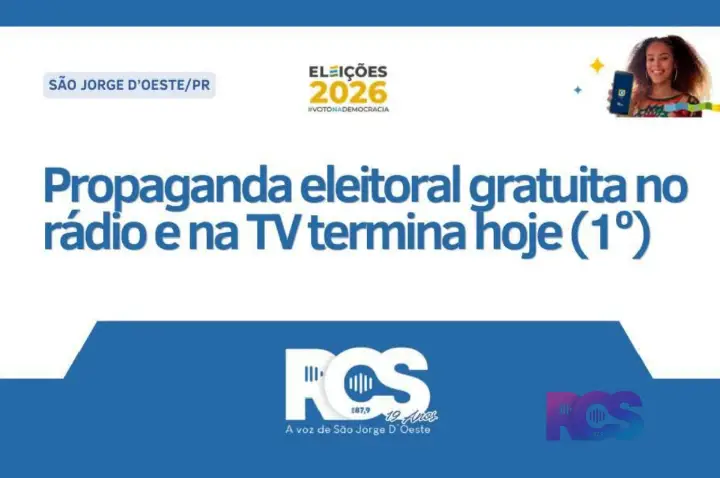 Propaganda eleitoral gratuita no rádio e na TV termina hoje (1º)