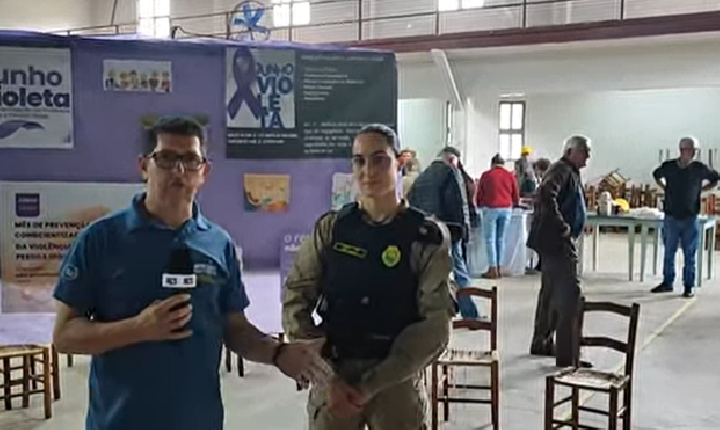 Roda de chimarrão e muita informação.