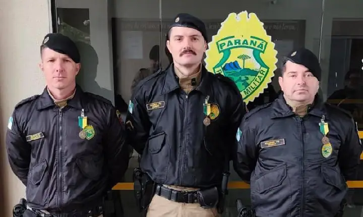 São Jorge D’Oeste celebra quatro policiais homenageados nos 171 anos da Polícia Militar do Paraná