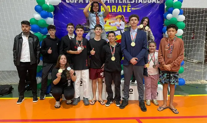 São Jorge D’Oeste conquista vice-campeonato no Interestadual de Karatê Wadô em Santa Catarina