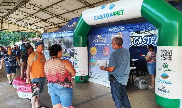 São Jorge D’Oeste realiza 199 castrações gratuitas pelo programa Castrapet