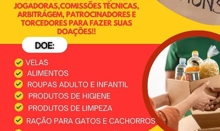 SOLIDARIEDADE EM CAMPO!