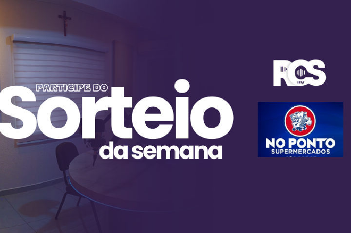 Sorteio RCS FM e No Ponto Supermercados