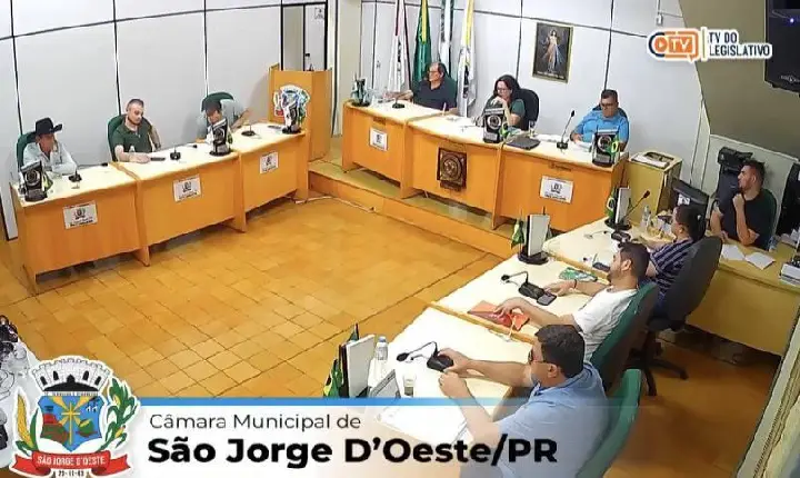 Tensão política e debate sobre vídeo marcam 35ª Sessão da Câmara de São Jorge D’Oeste