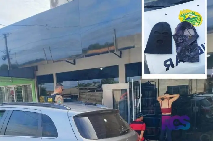 Três pessoas são presas em Francisco Beltrão com carro e eletrônicos roubados em Santa Catarina