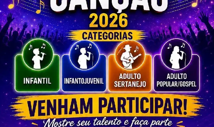Último dia para garantir sua participação no Festival Guerreiro da Canção 2026!