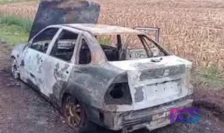 Um corpo carbonizado foi encontrado dentro de um veículo após um incêndio registrado na madrugada deste domingo (13), na PR-483, em Pato Branco, no Su