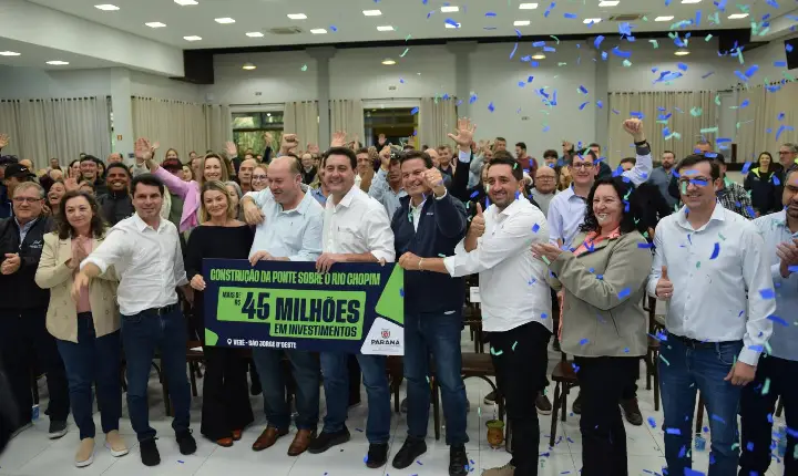Verê e São Jorge D'Oeste vão receber do Estado mais de R$ 55,9 milhões em obras