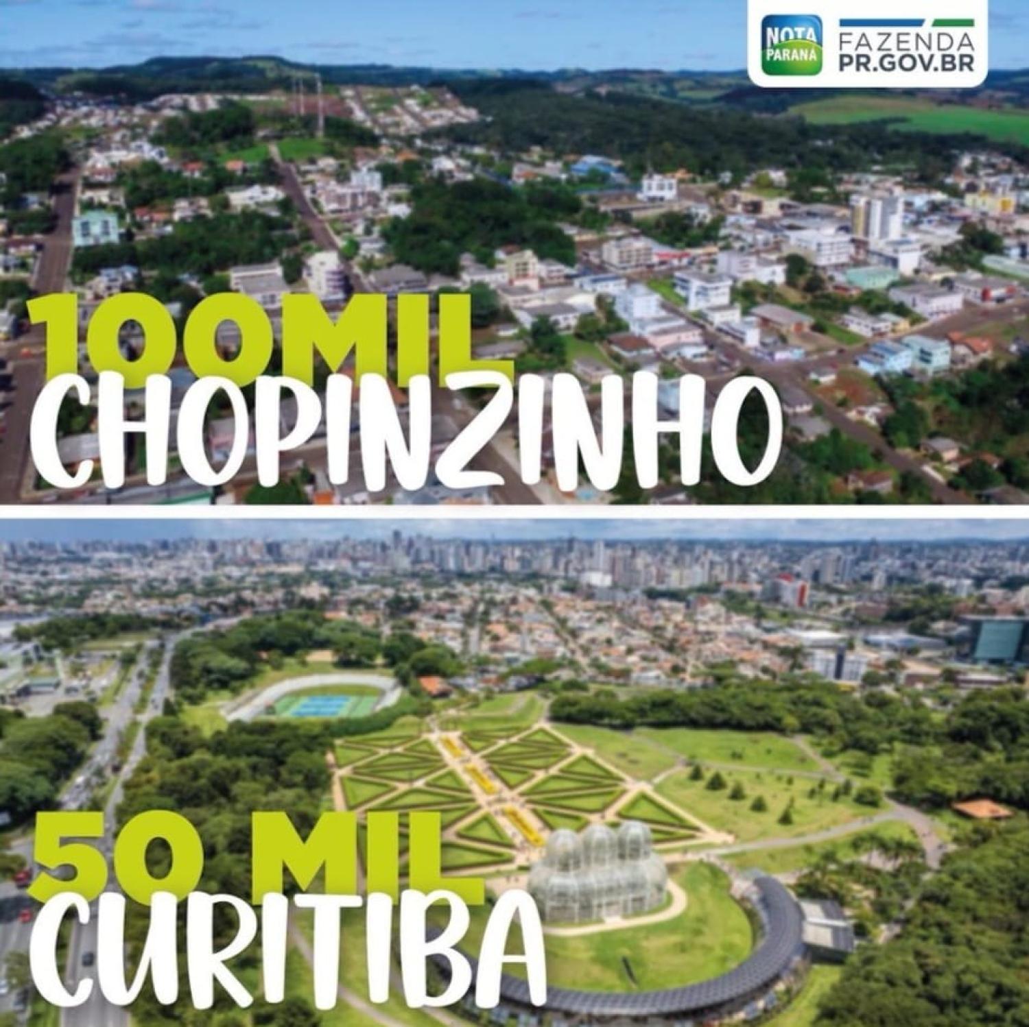 Morador de Chopinzinho ganha 100 mil reais no sorteio do Nota Paraná