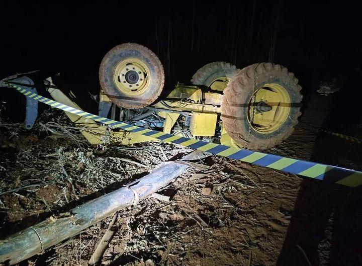 Trágico acidente com trator resulta na morte de um homem em Quedas do Iguaçu