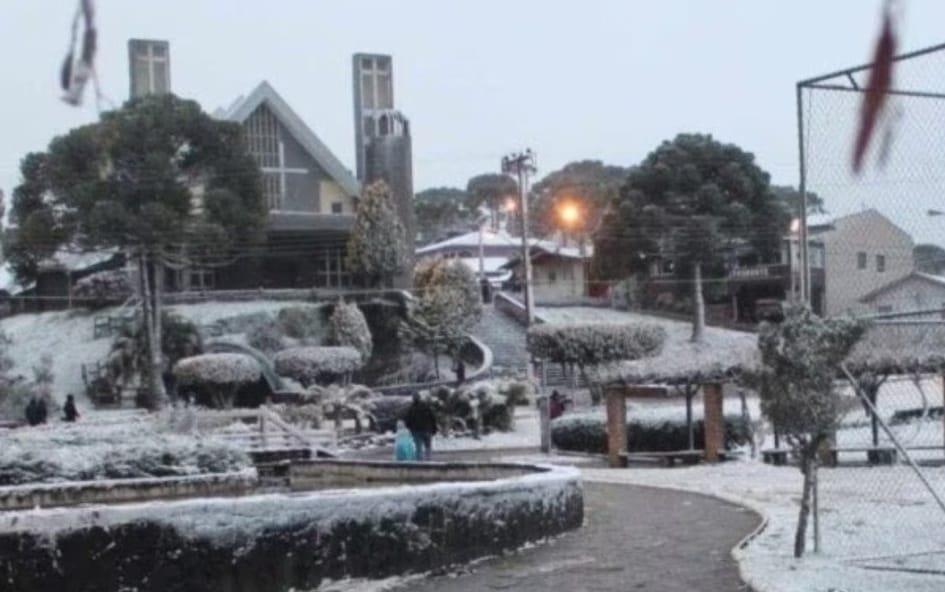 Urupema (SC)registra frio recorde de -7,2°C, a menor temperatura do ano no Brasil
