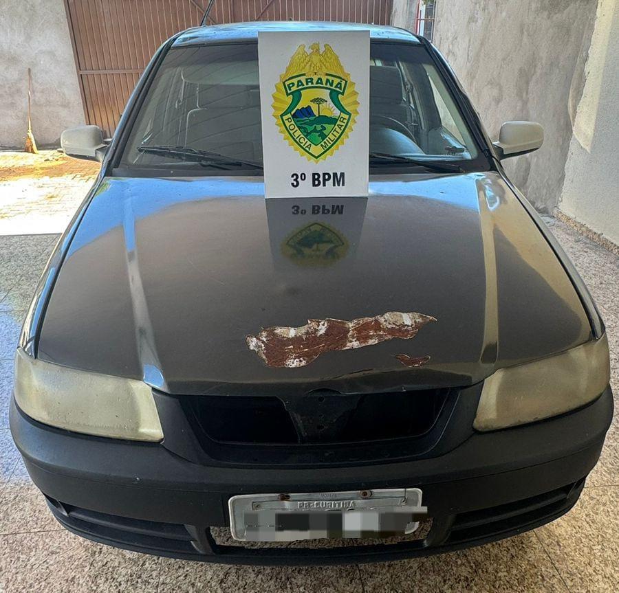 Polícia Militar de São Jorge D'Oeste recupera veículo furtado em Dois Vizinhos