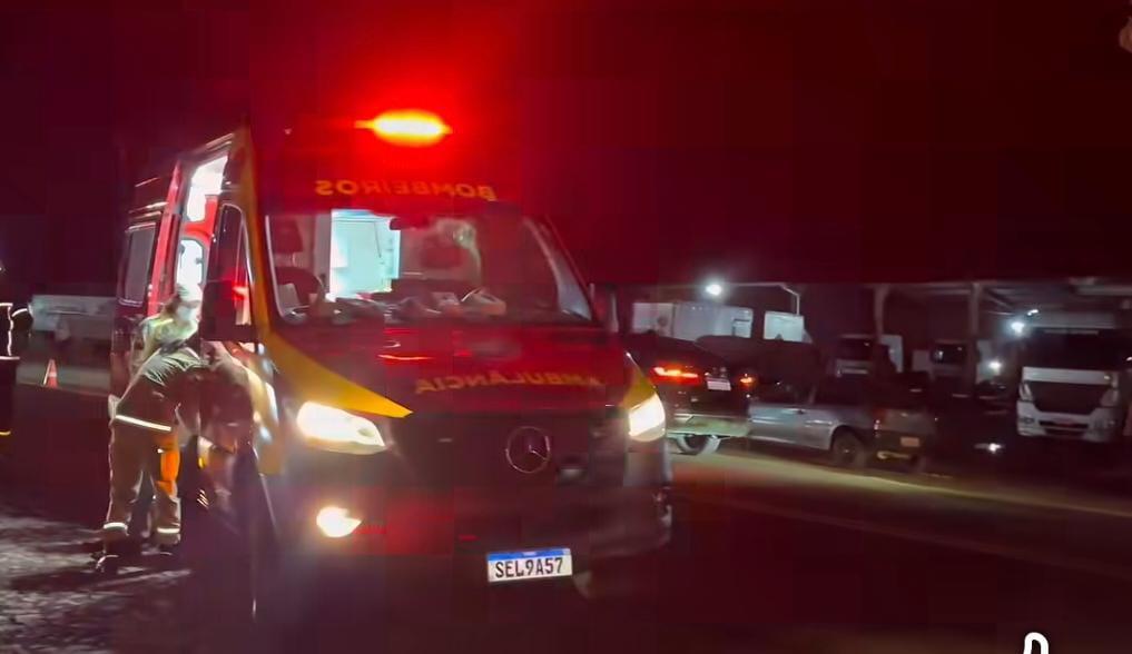 Acidente na PR-281 entre Dois Vizinhos e São Jorge D’Oeste deixa feridos na noite deste sábado (05)