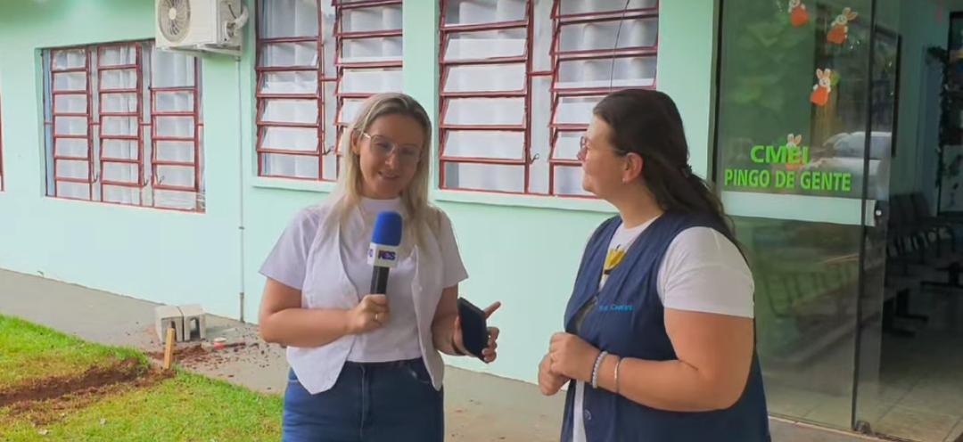 Creche Pingo de Gente desenvolve projeto de melhorias com apoio dos pais na Linha Santa Bárbara