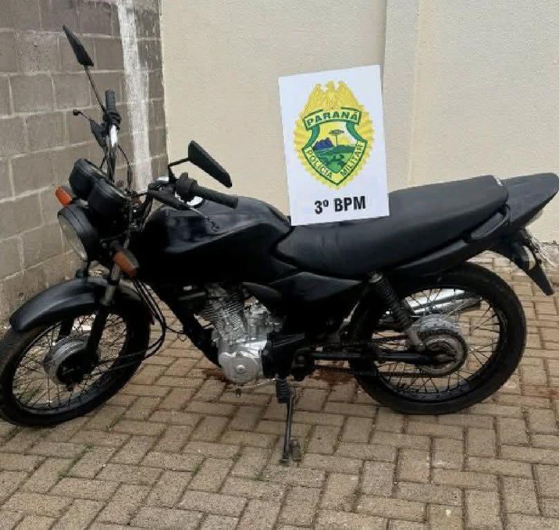 Homem é preso em São Jorge D’Oeste por receptação de motocicleta furtada