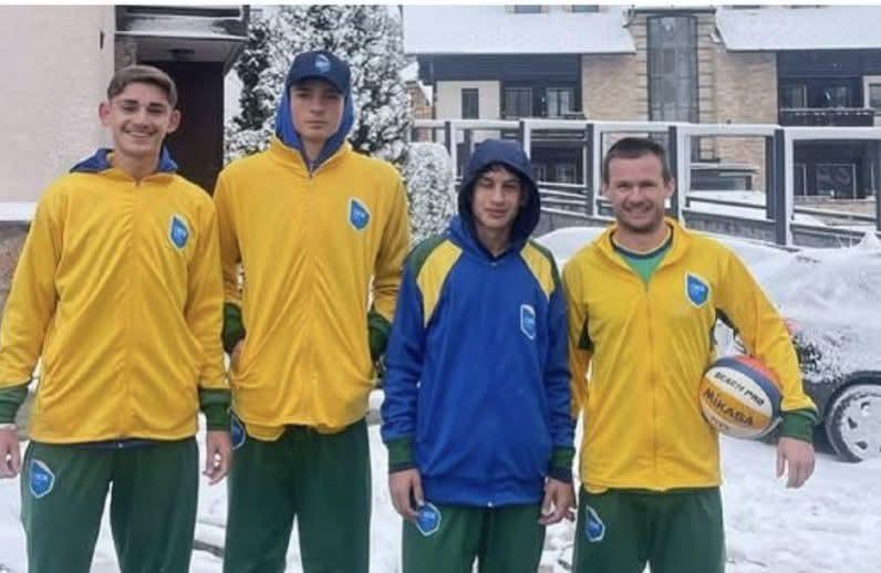 Nevasca adia estreia de Atletas de Dois Vizinhos no Mundial Sub-15 de Vôlei de Praia na Sérvia