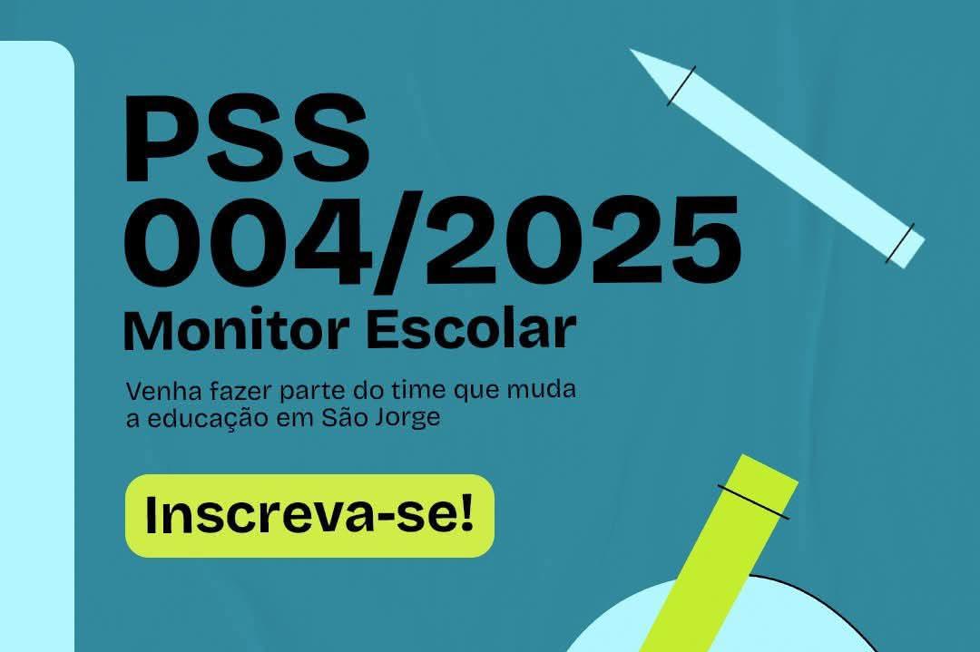 Prefeitura de São Jorge D’Oeste abre inscrições para processo seletivo de monitores escolares