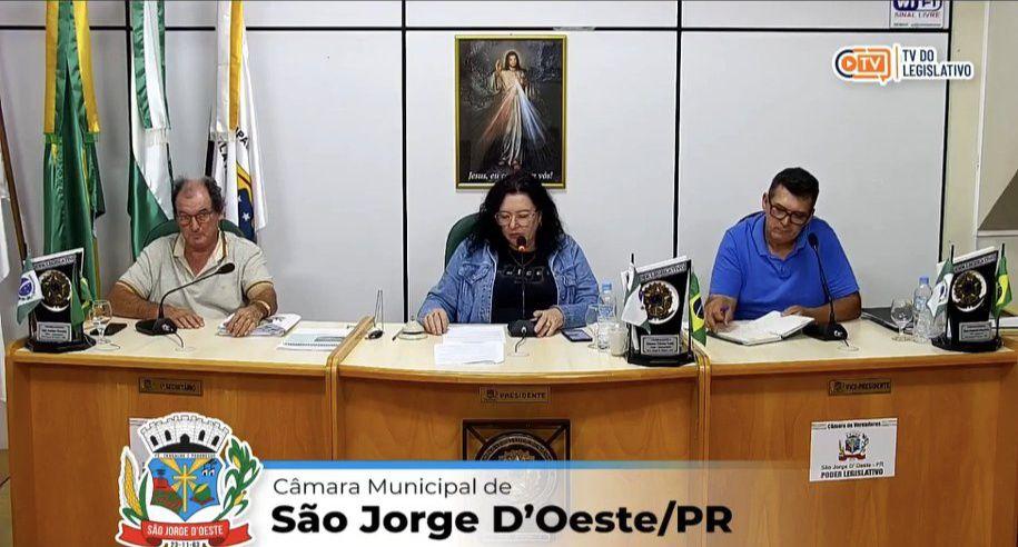 Câmara de Vereadores de São Jorge D’Oeste aprova projetos sociais, de valorização ao servidor