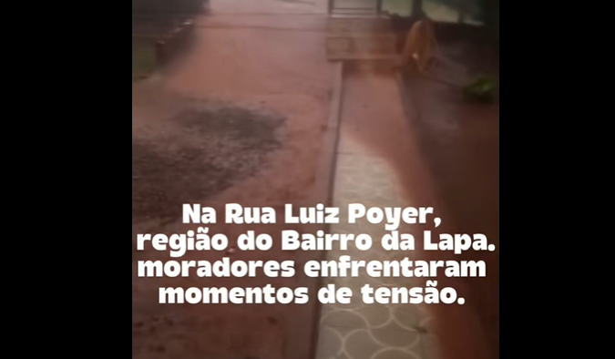 Temporal com granizo, ventos fortes, quedas de árvores e chuva torrencial causam transtornos em São Jorge D’Oeste