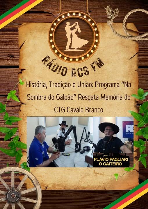História, Tradição e União: Programa “Na Sombra do Galpão” Resgata Memória do CTG Cavalo Branco