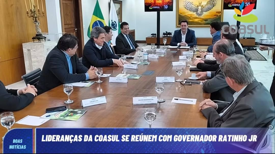 Lideranças da Coasul se Reúnem com o Governador Ratinho Júnior
