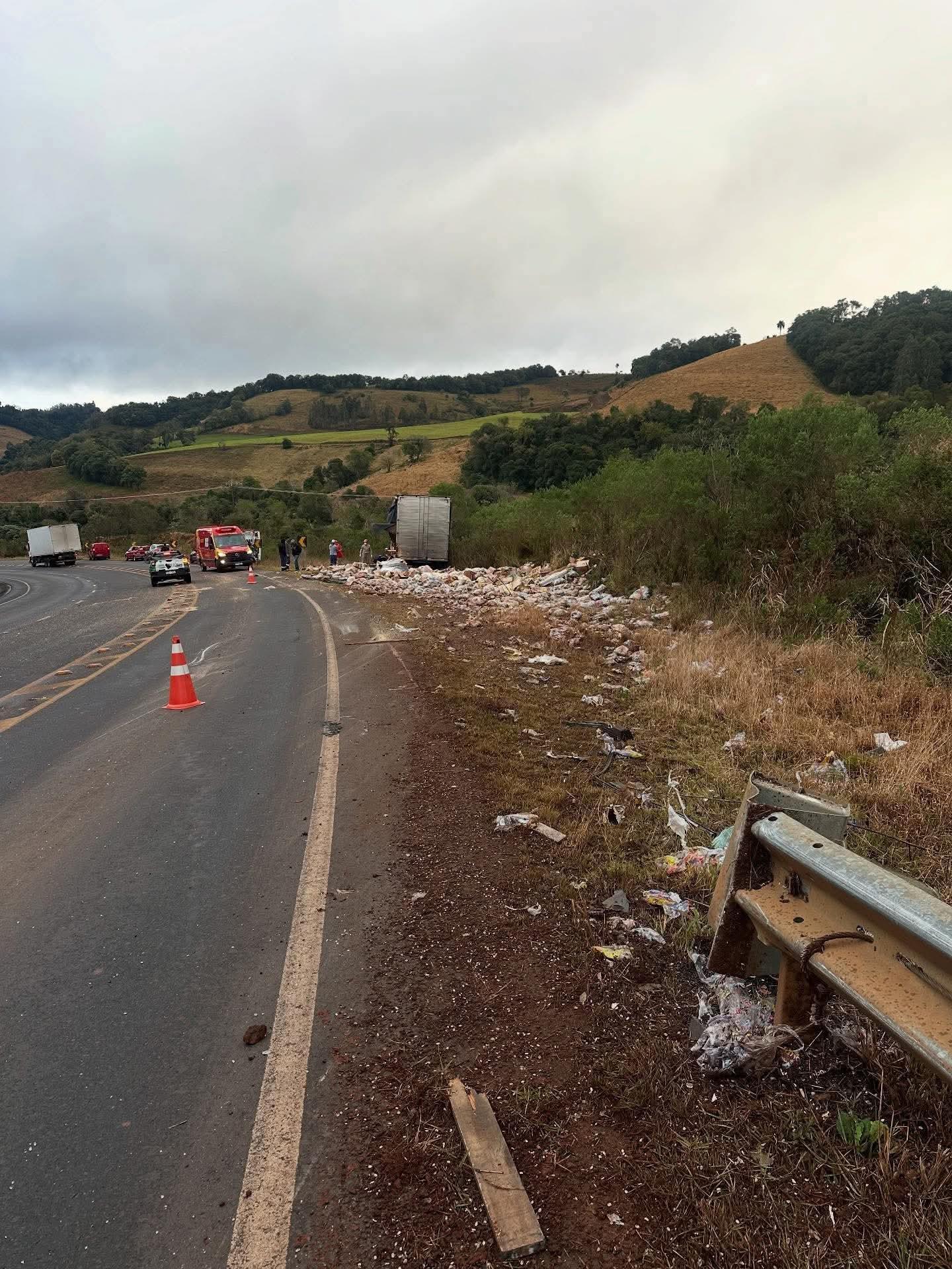 Grave acidente na Serra do São Braz (PR‑562): motorista resgatado após capotamento em trecho com histórico de riscos
