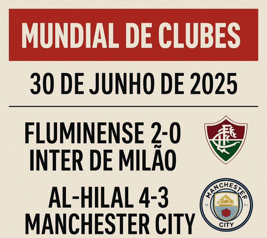 Mundial de Clubes tem dia histórico com grandes surpresas