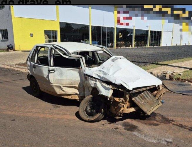 Acidente grave na PR-158 deixa motorista em estado crítico em Vitorino