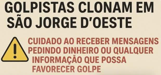 Golpistas clonam telefones em São Jorge D’Oeste e fazem vítimas