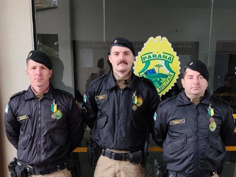 São Jorge D’Oeste celebra quatro policiais homenageados nos 171 anos da Polícia Militar do Paraná