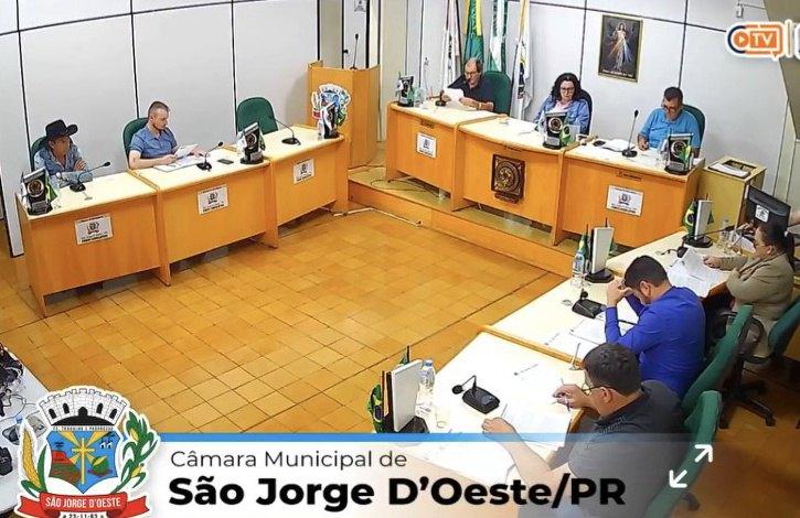 Câmara de São Jorge D’Oeste aprova projetos em áreas estratégicas e discute demandas da população