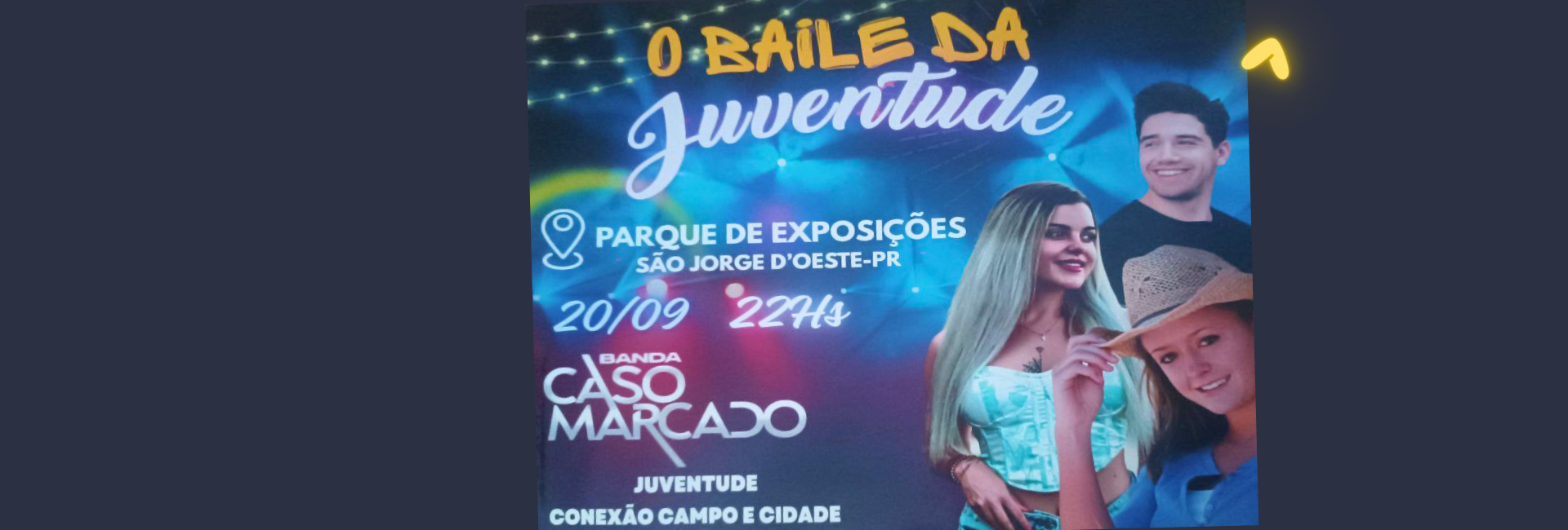 DIA 20 DE SETEMBRO TEM BAILE DA JUVENTUDE!