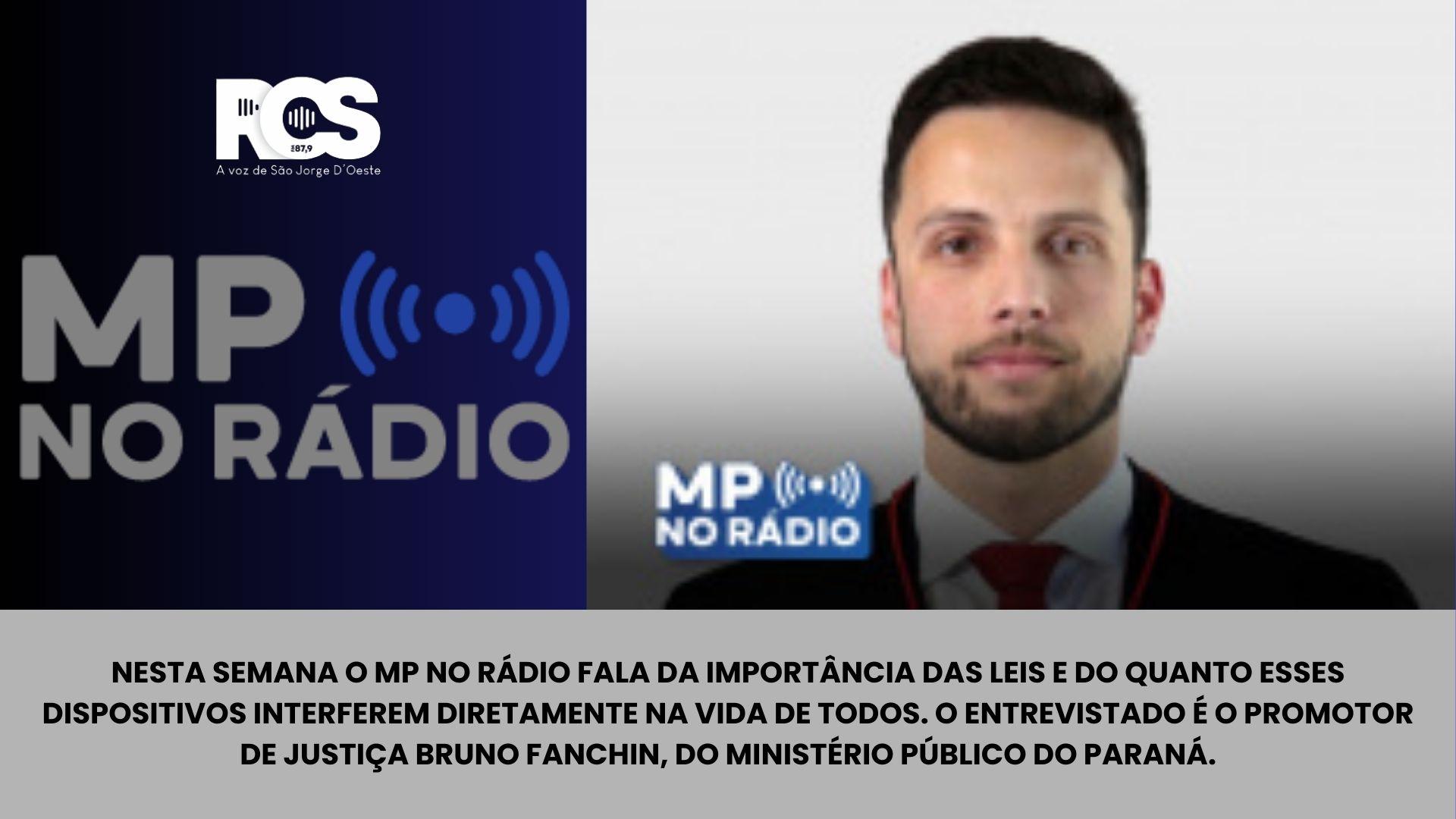 Nesta semana o MP no Rádio fala da importância das leis e do quanto esses dispositivos interferem diretamente na vida de todos.