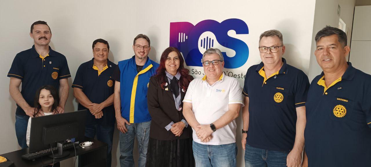 Rotary 4640 realiza visita oficial a São Jorge D’Oeste; governador destaca união dos clubes e projetos sociais
