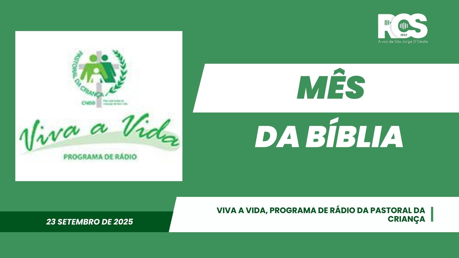 Viva a Vida, programa de rádio da Pastoral da Criança