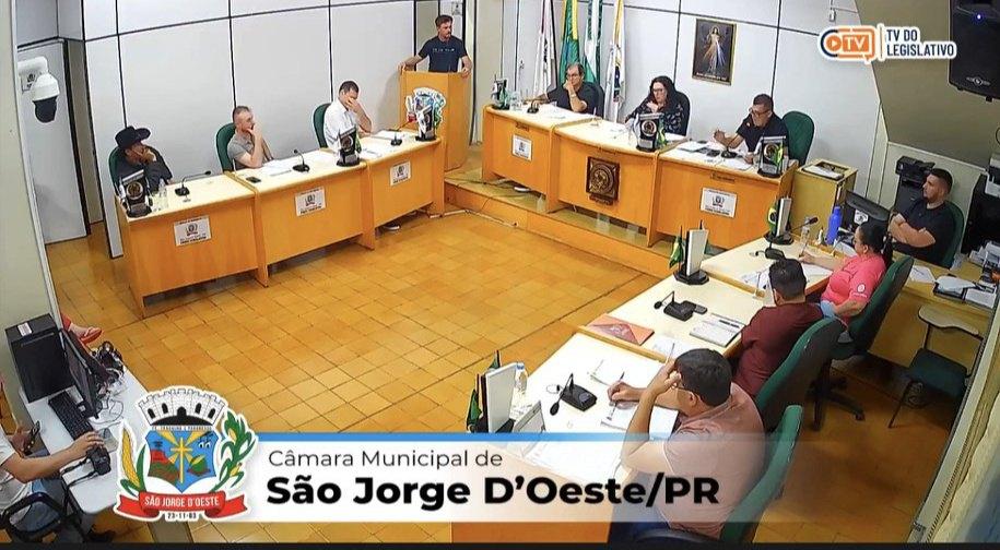 Câmara de São Jorge D’Oeste realiza sessão marcada por debate sobre o preço do leite e homenagens ao ex-vereador Miguel Bloch Moser