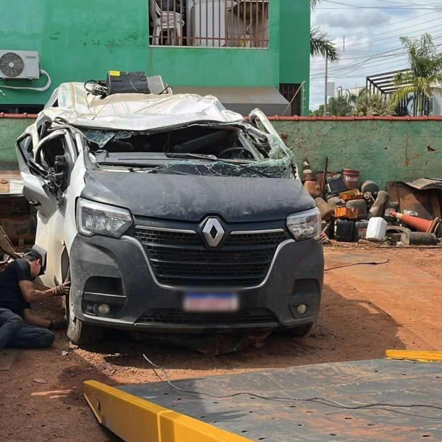 Motorista de São Jorge D'Oeste sofre grave acidente em rodovia no Mato Grosso.
