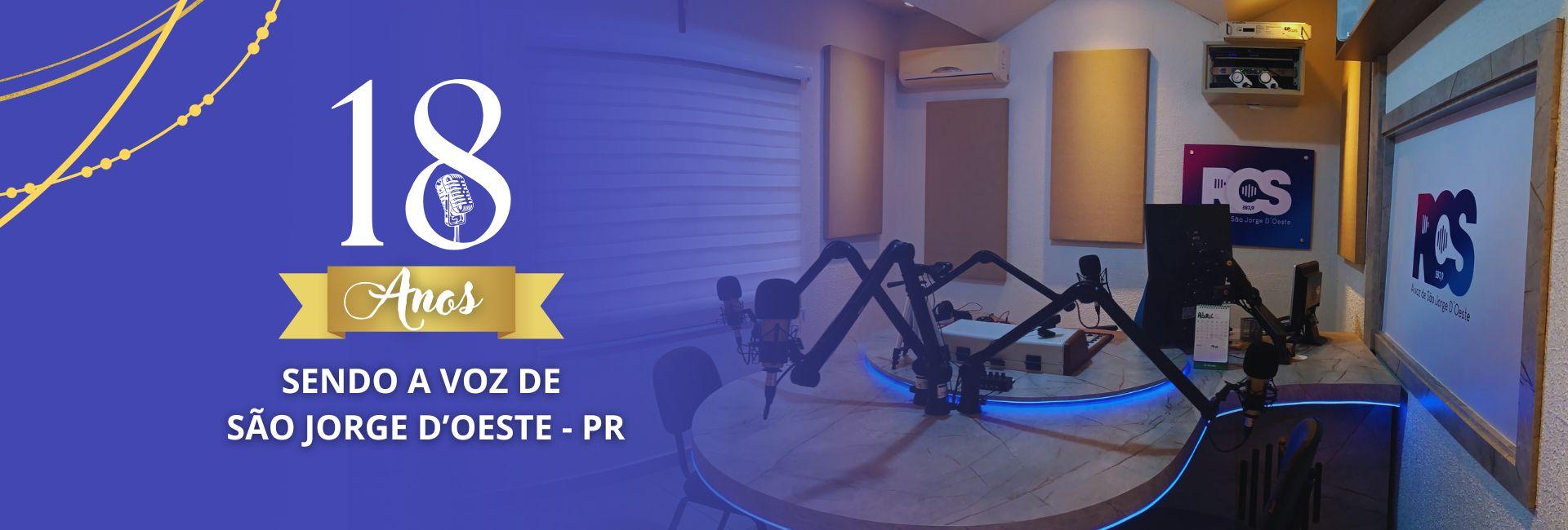 RÁDIO RCS FM 18 ANOS